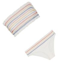 Rainbow Bandeau Bikini Set